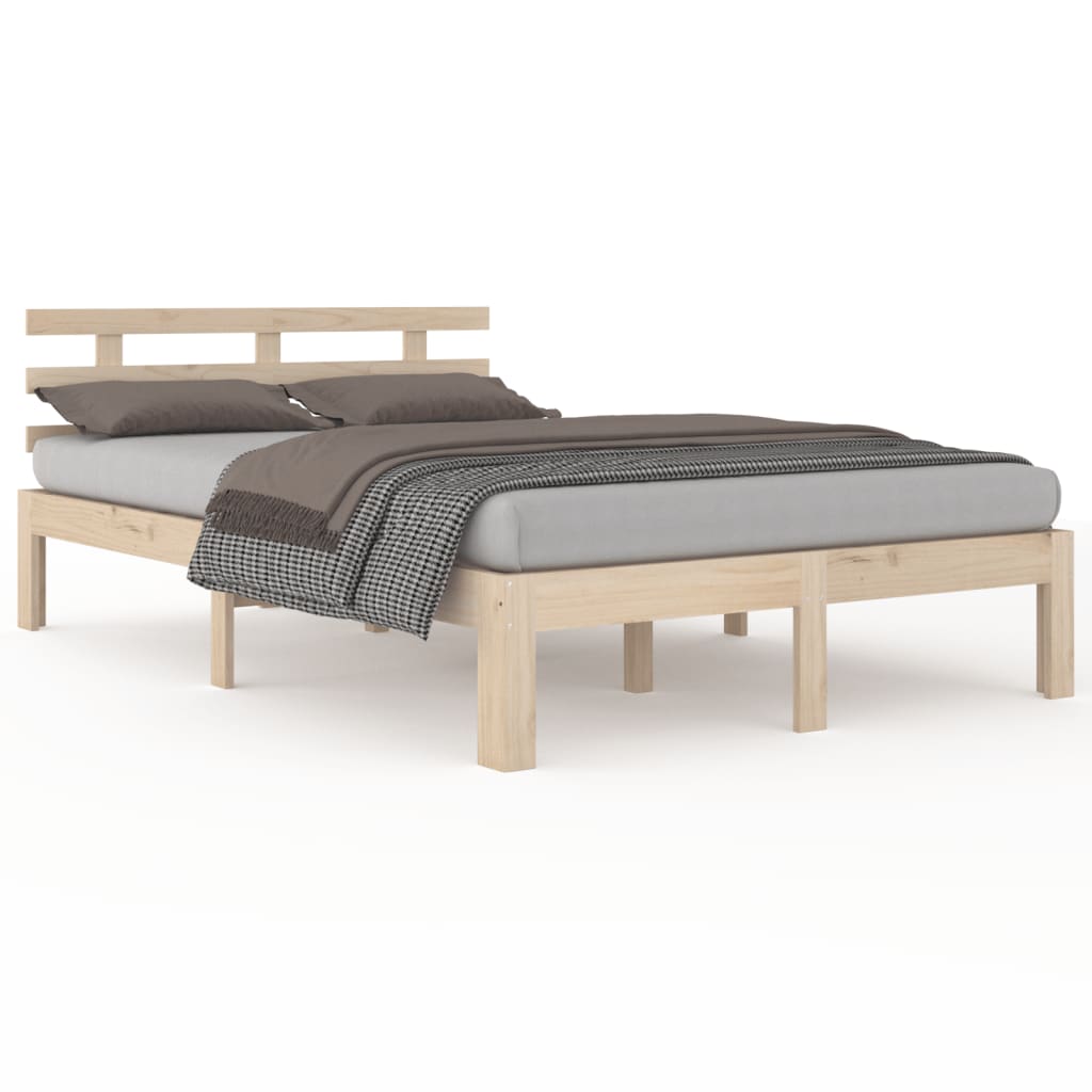 solid wood bed without mattress 120x200 cm