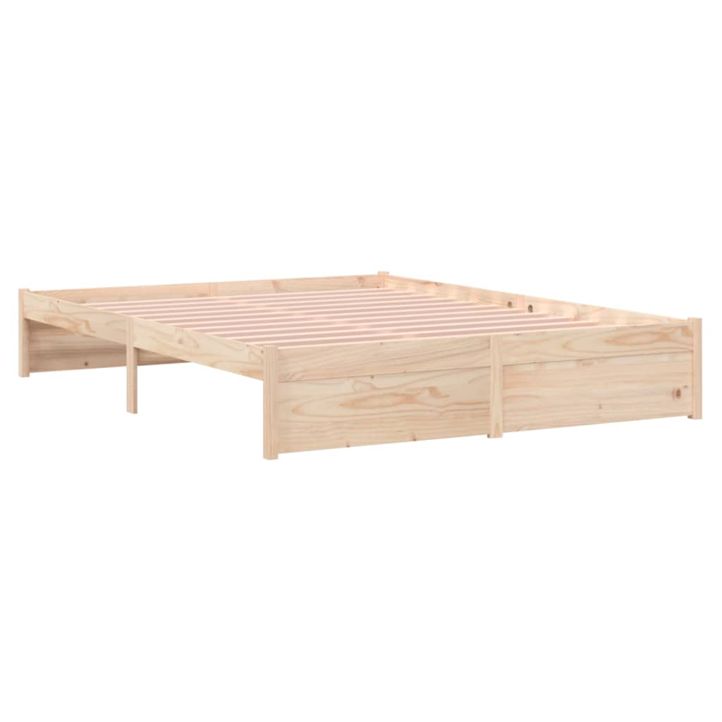 solid wood bed 135x190 cm