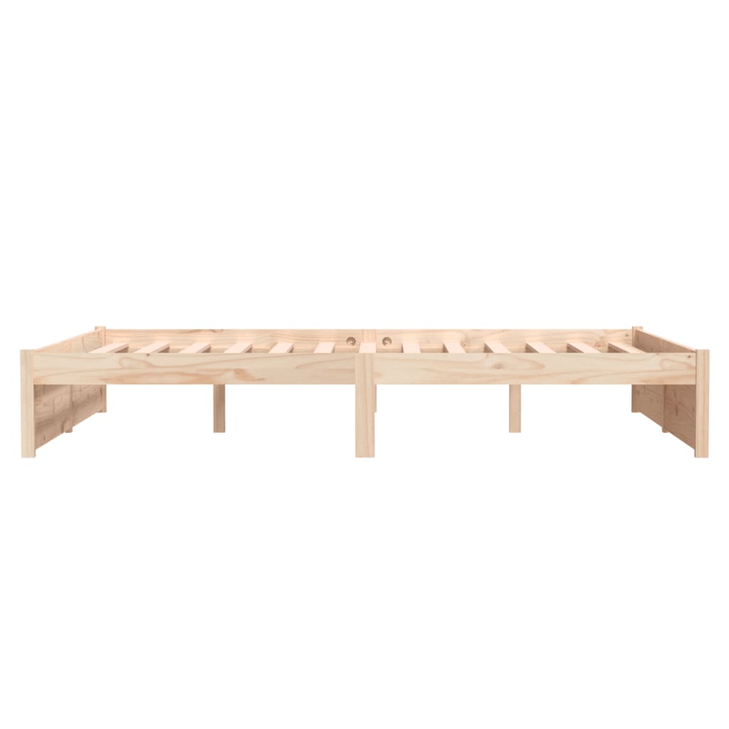 solid wood bed 135x190 cm