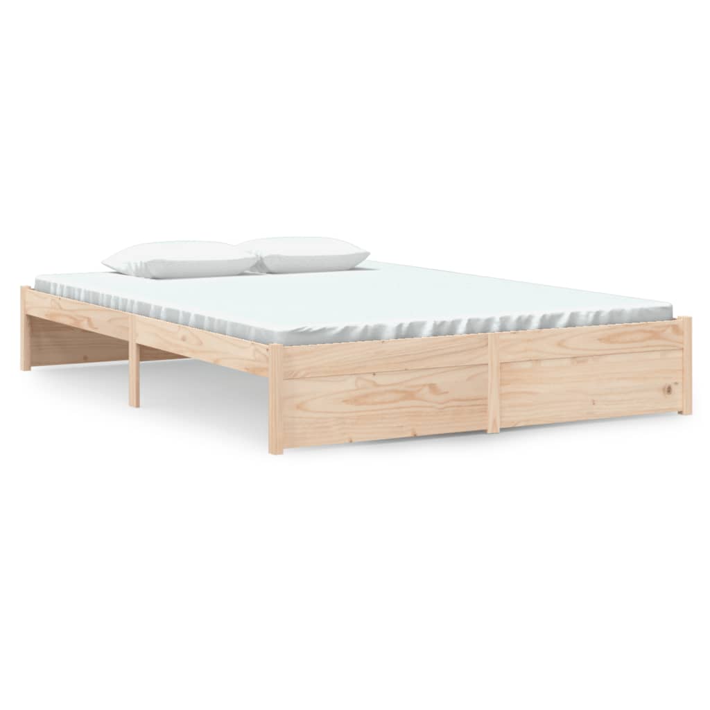 solid wood bed 140x190 cm