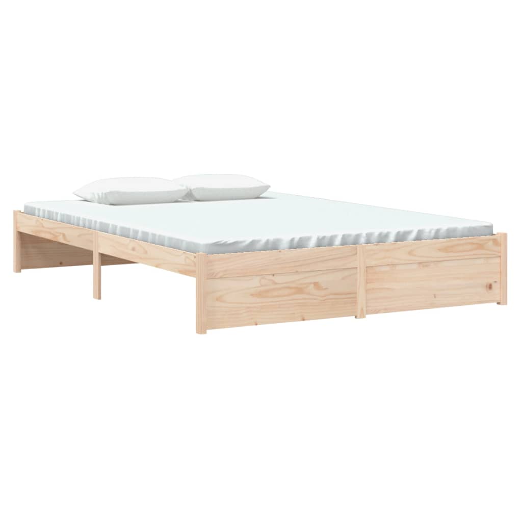 solid wood bed 140x190 cm