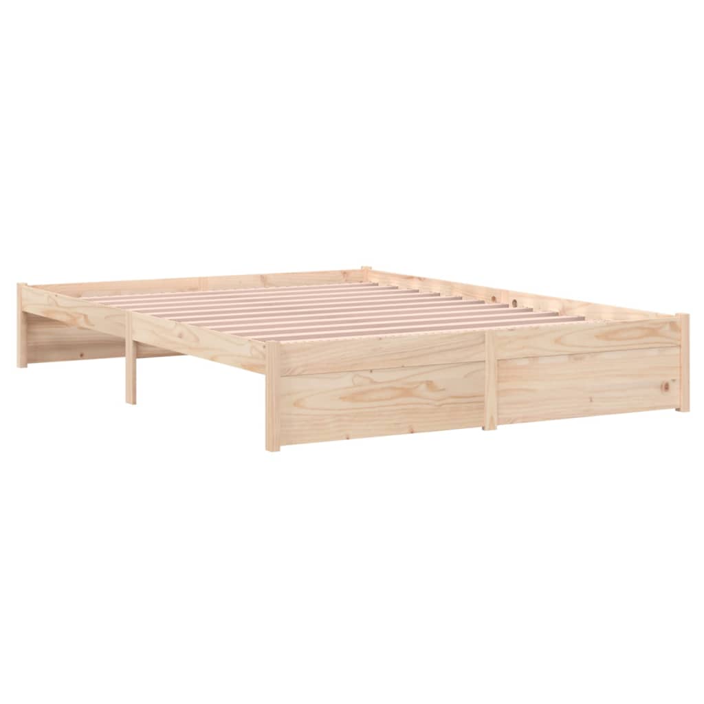 solid wood bed 140x190 cm