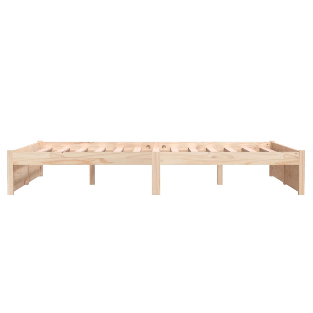 solid wood bed 140x190 cm