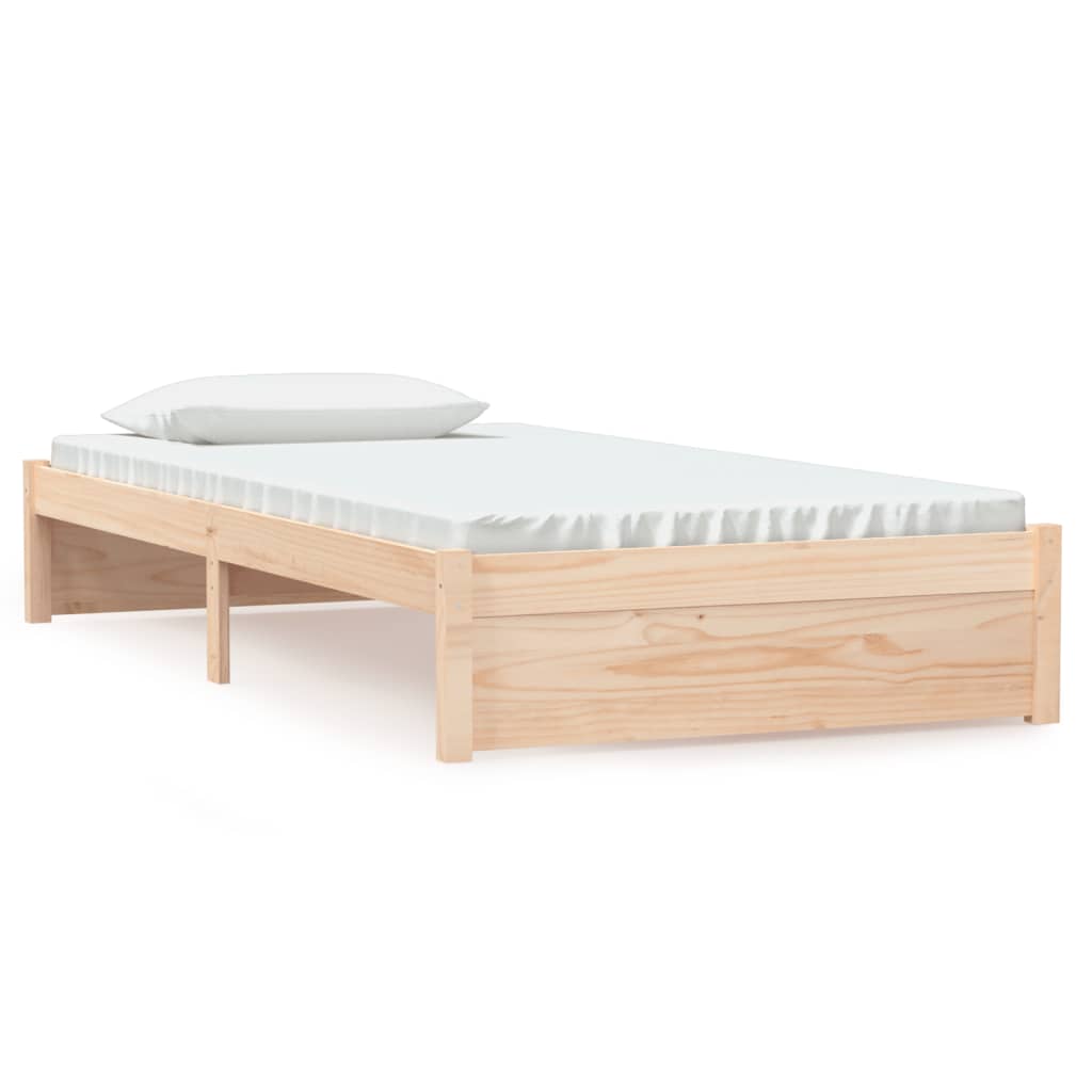 solid wood bed 100x200 cm