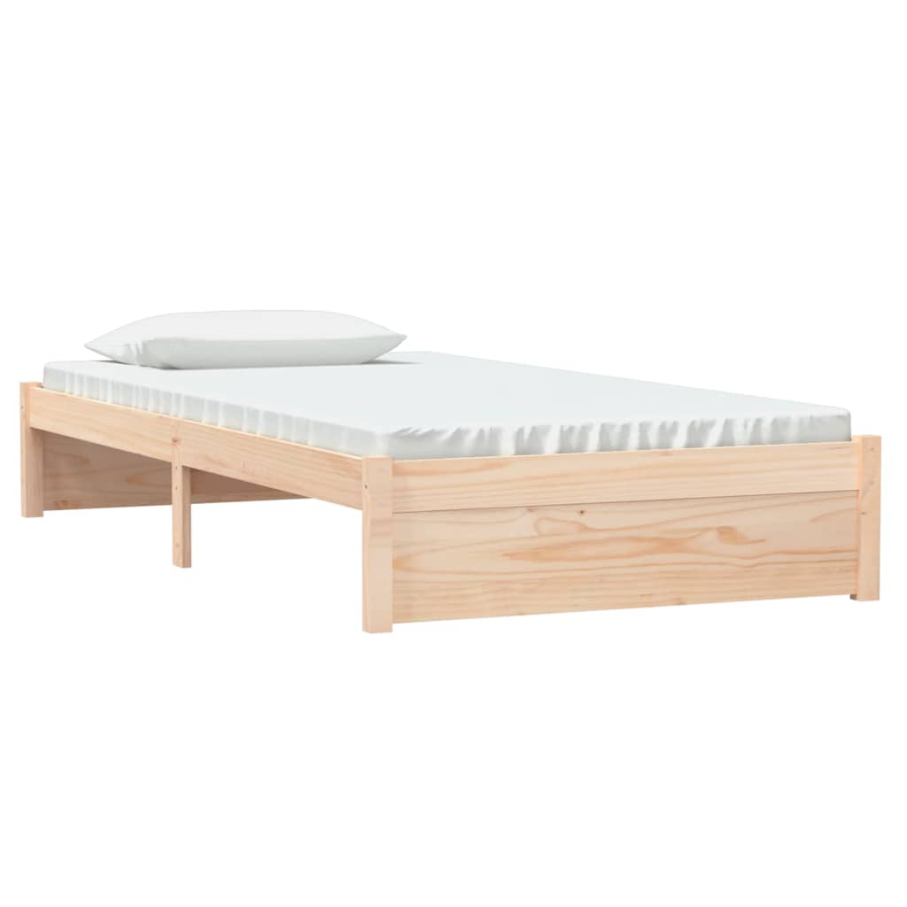 solid wood bed 100x200 cm