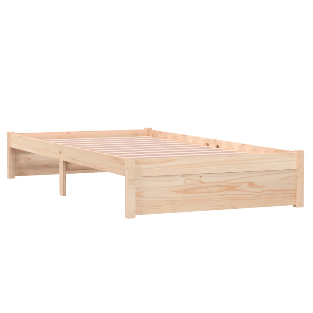 solid wood bed 100x200 cm