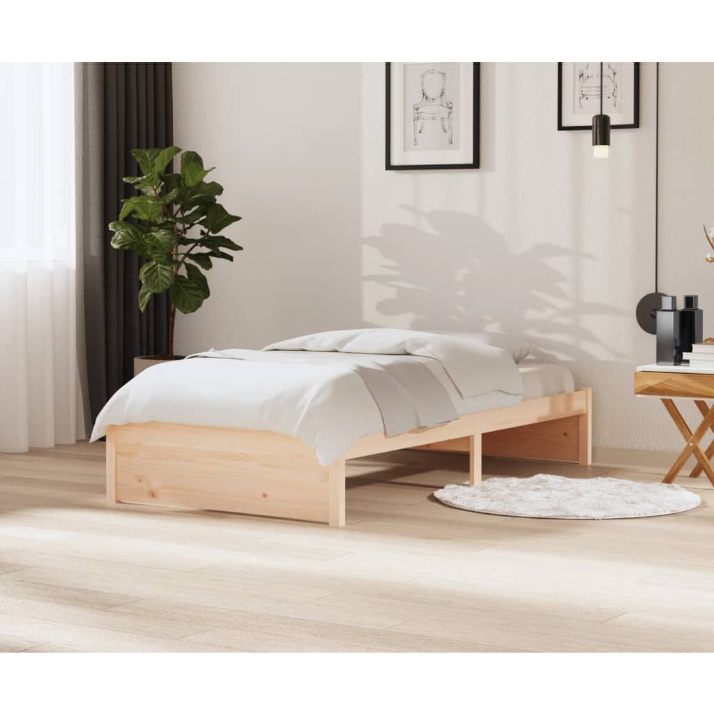 solid wood bed 100x200 cm