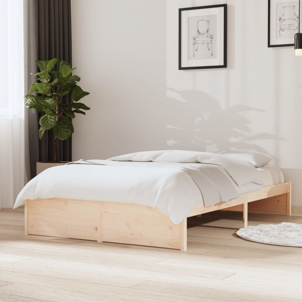 solid wood bed without mattress 120x200 cm