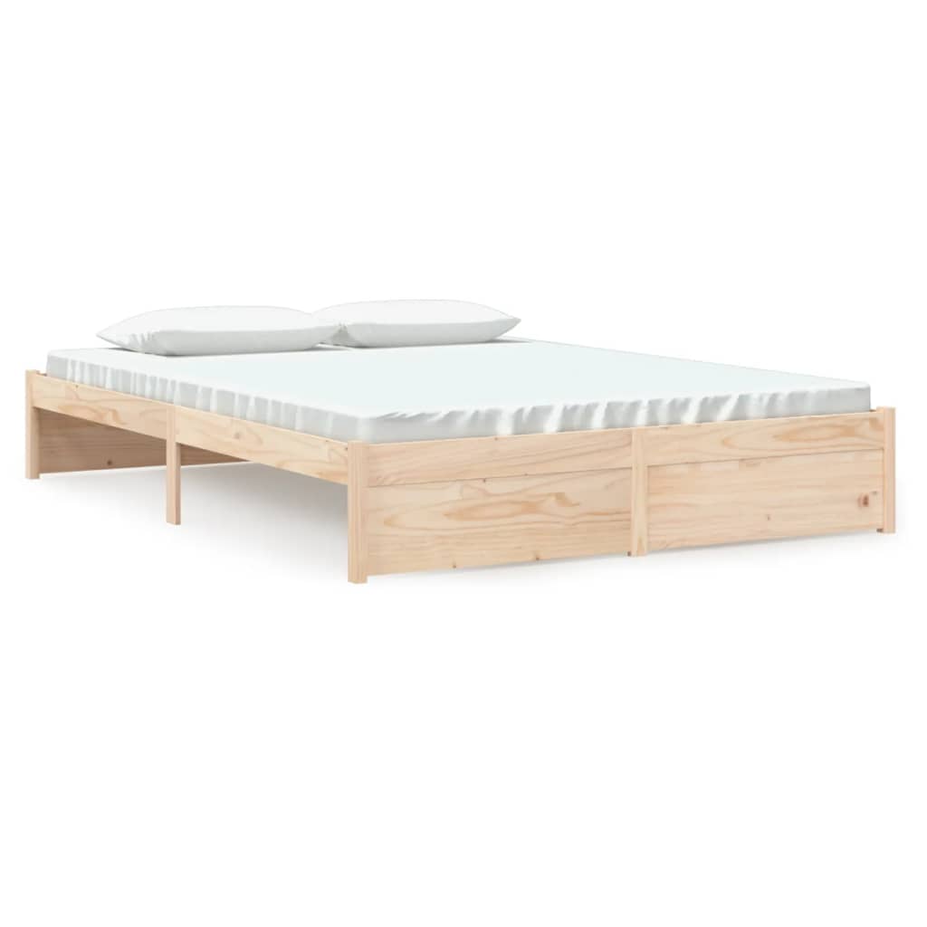 solid wood bed 150x200 cm