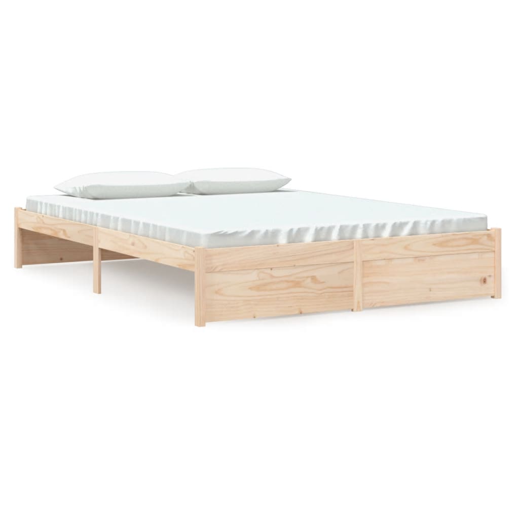 solid wood bed without mattress 160x200 cm