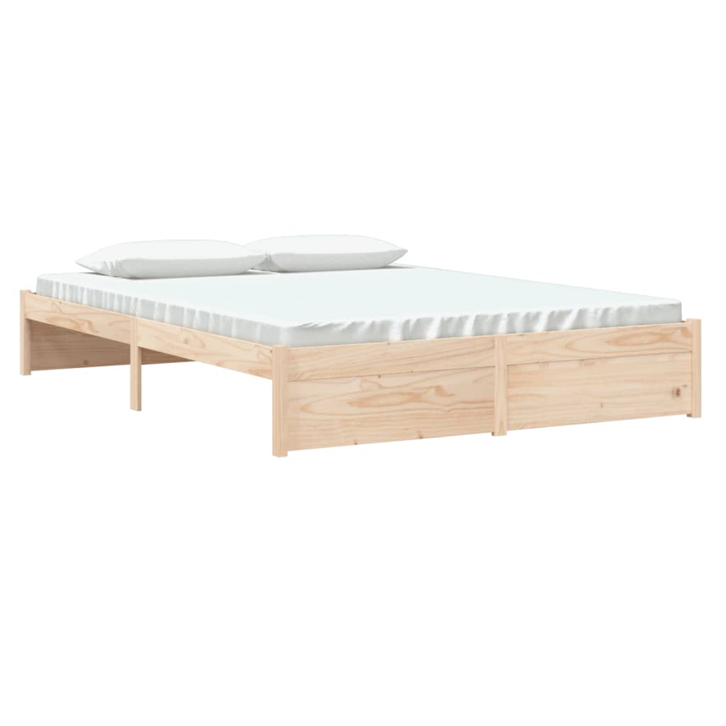 solid wood bed without mattress 160x200 cm