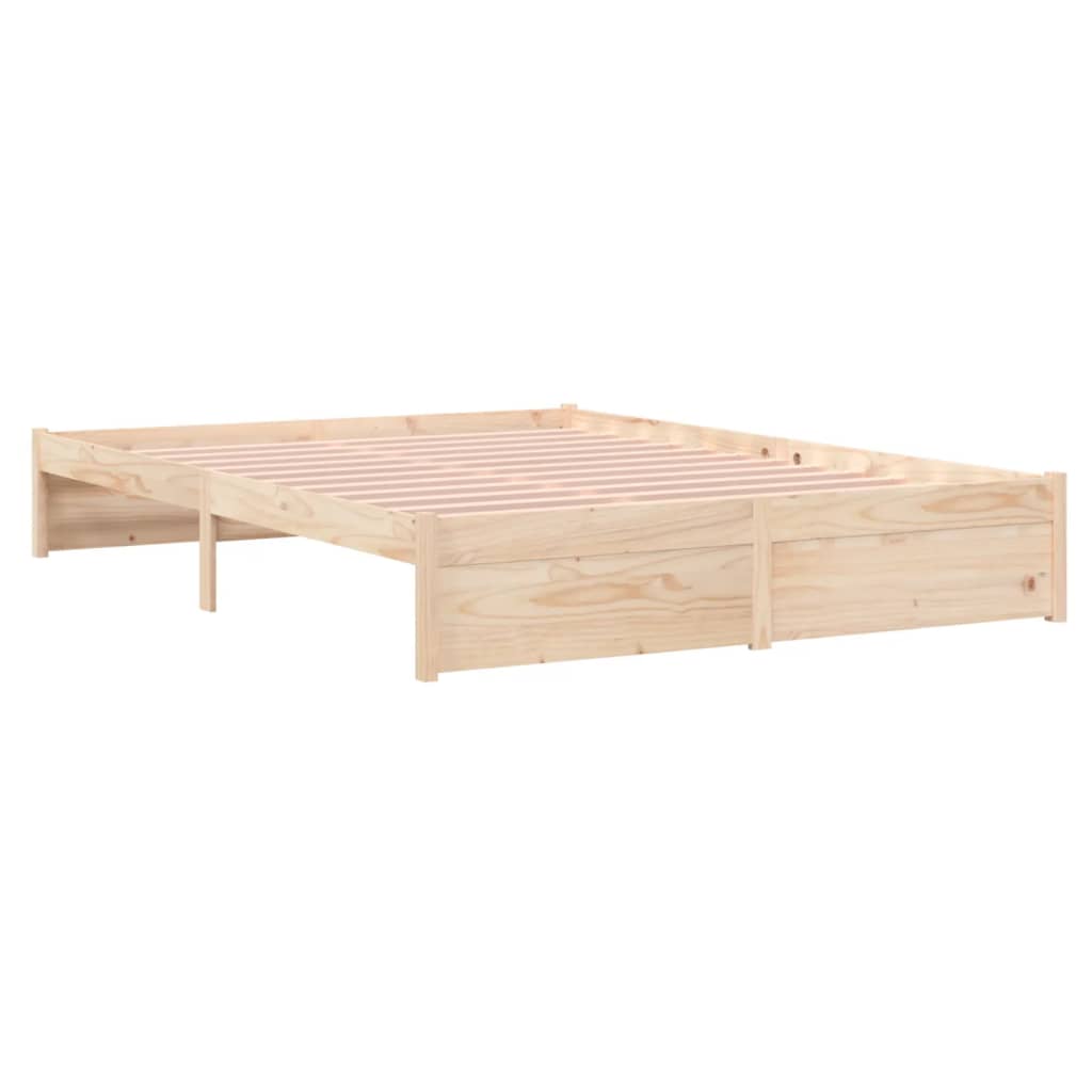 solid wood bed without mattress 160x200 cm