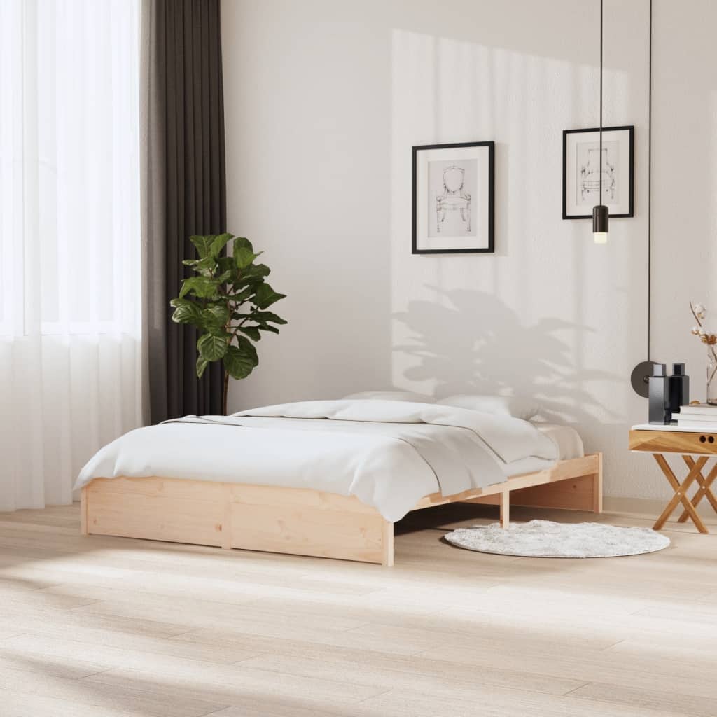 solid wood bed without mattress 160x200 cm