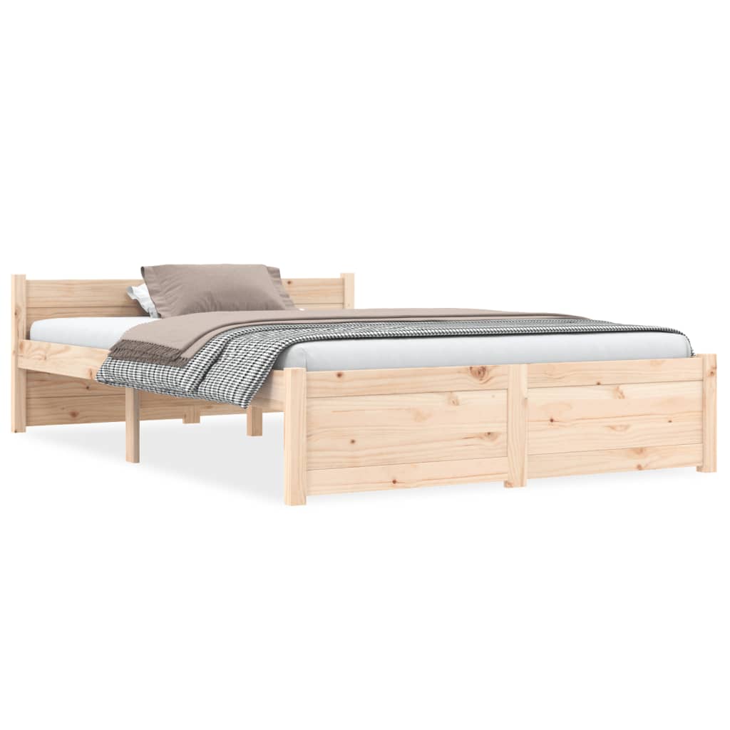 solid wood bed 120x190 cm