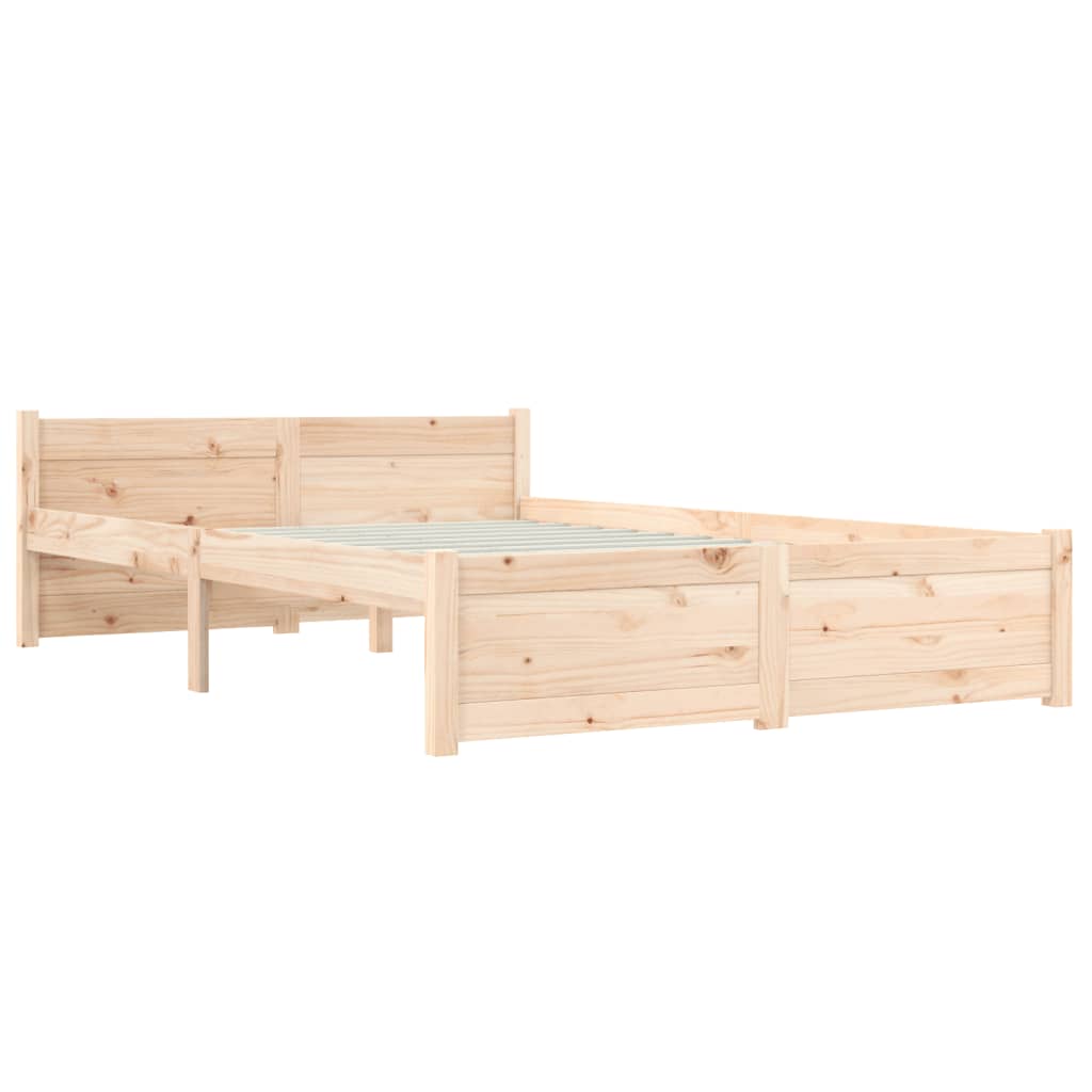 solid wood bed 120x190 cm