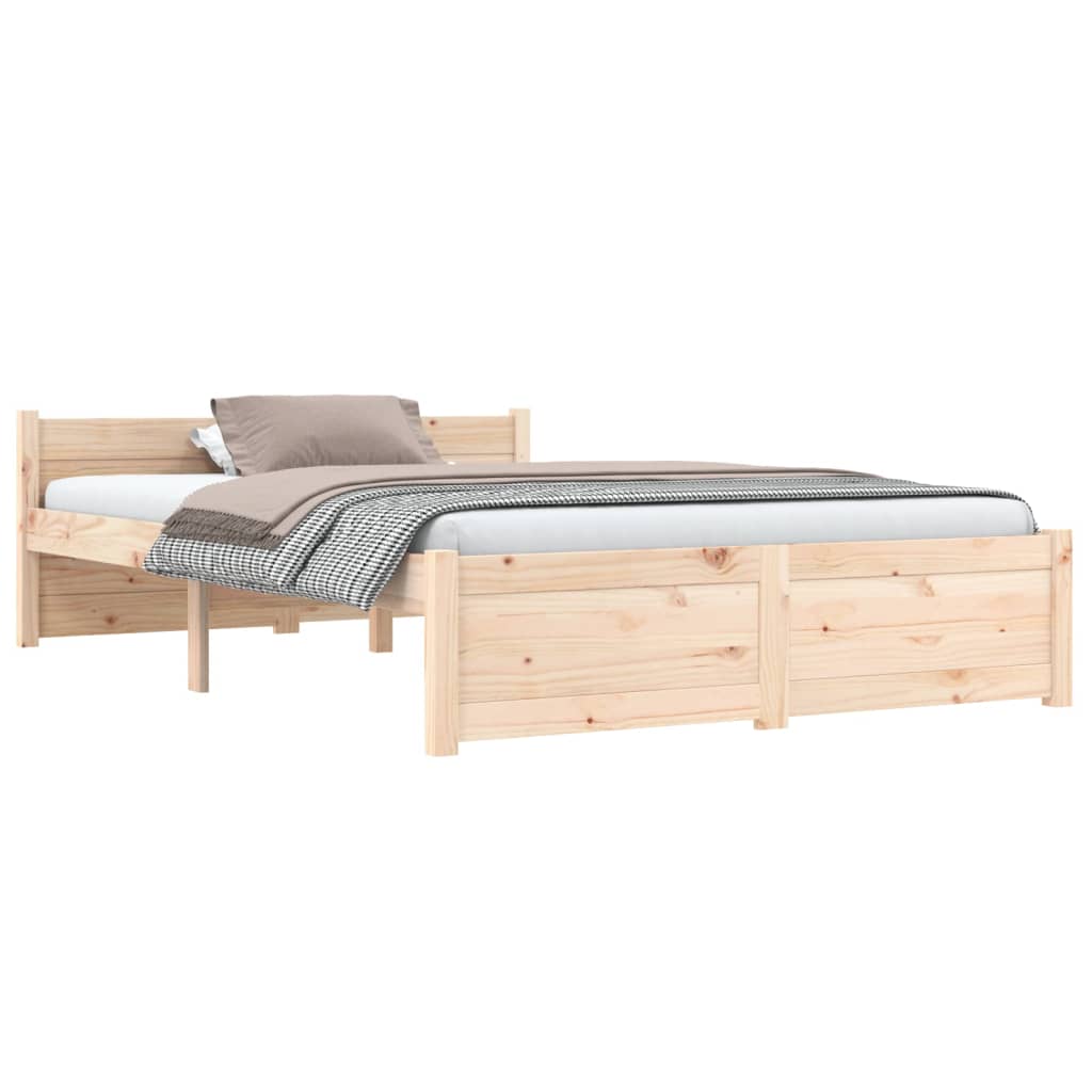 solid wood bed 120x190 cm