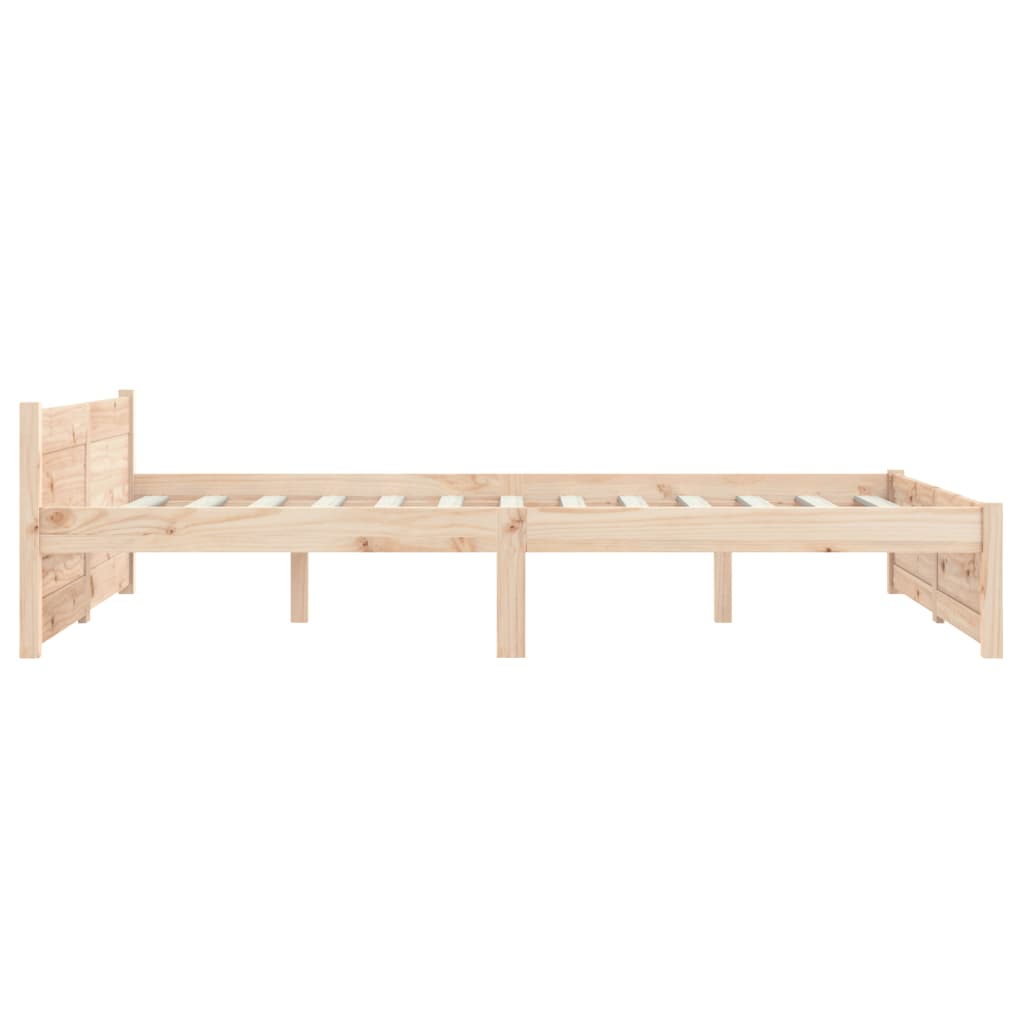 solid wood bed 120x190 cm