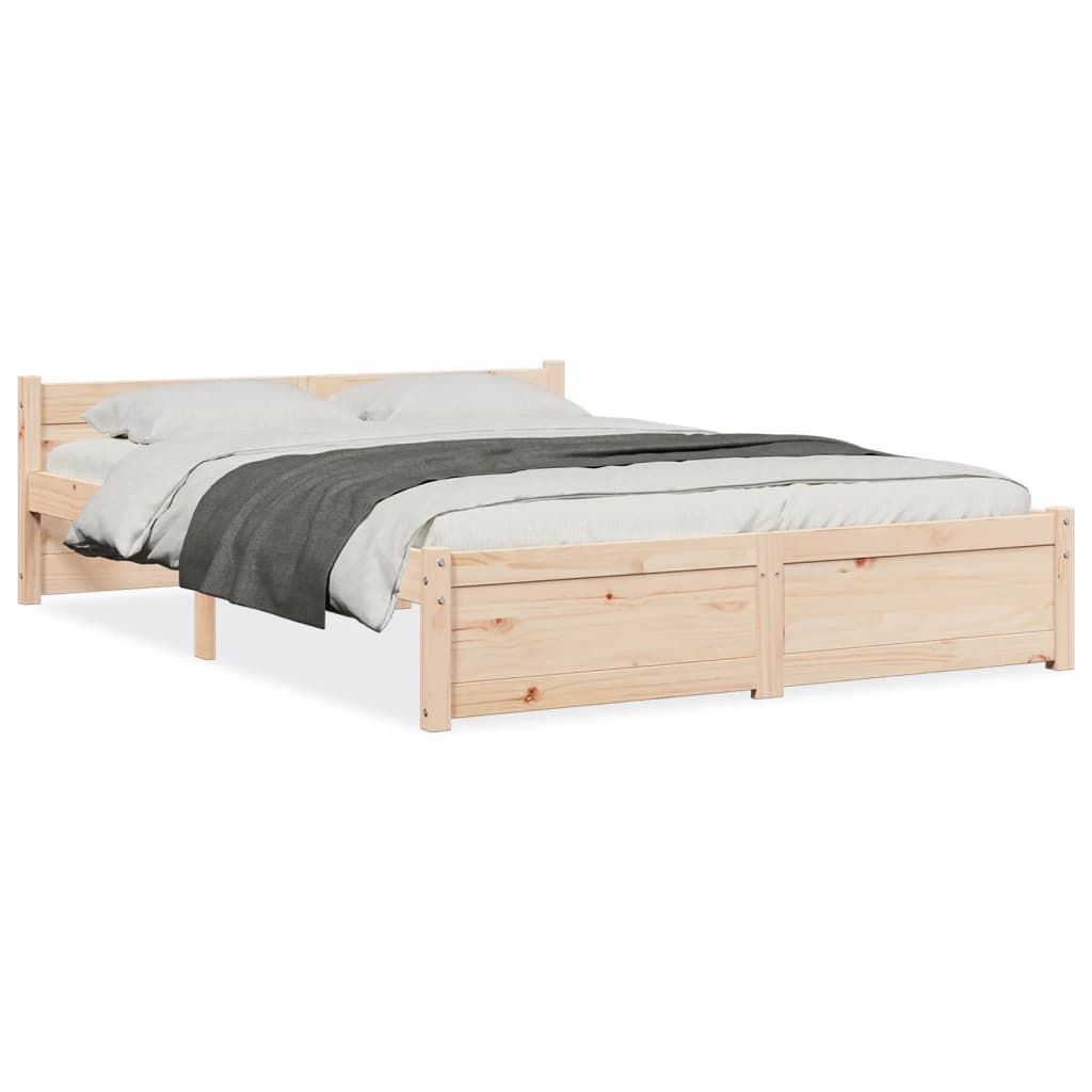 solid wood bed without mattress 140x200 cm