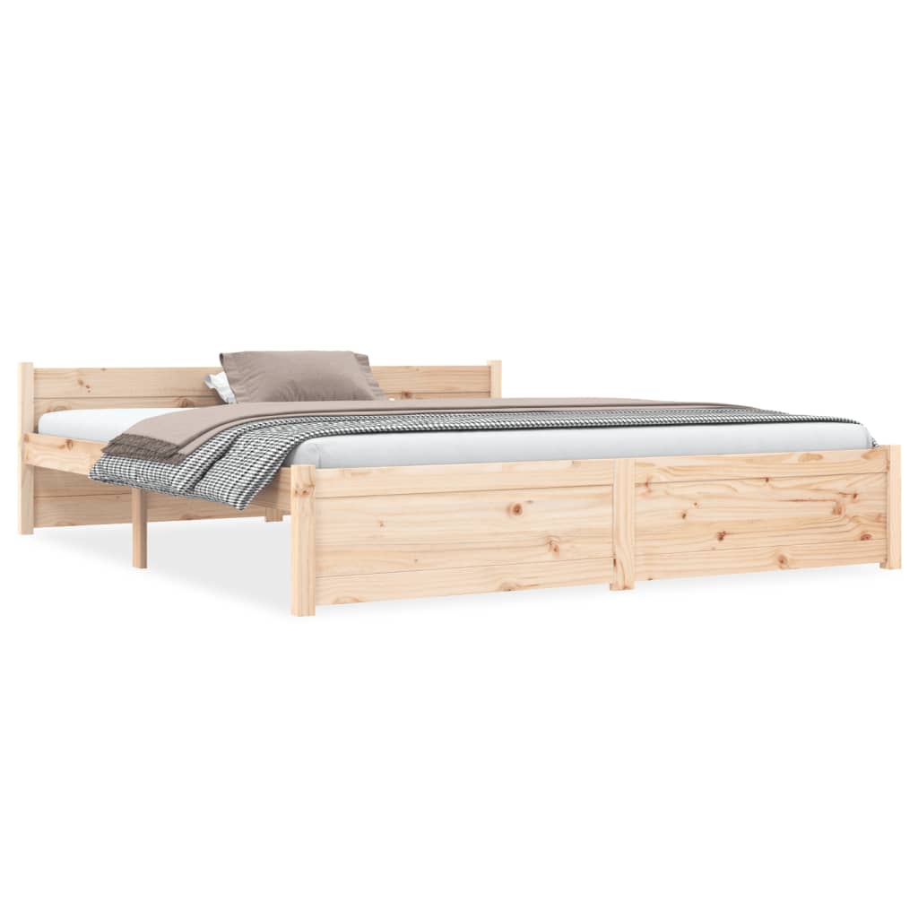 solid wood bed 150x200 cm