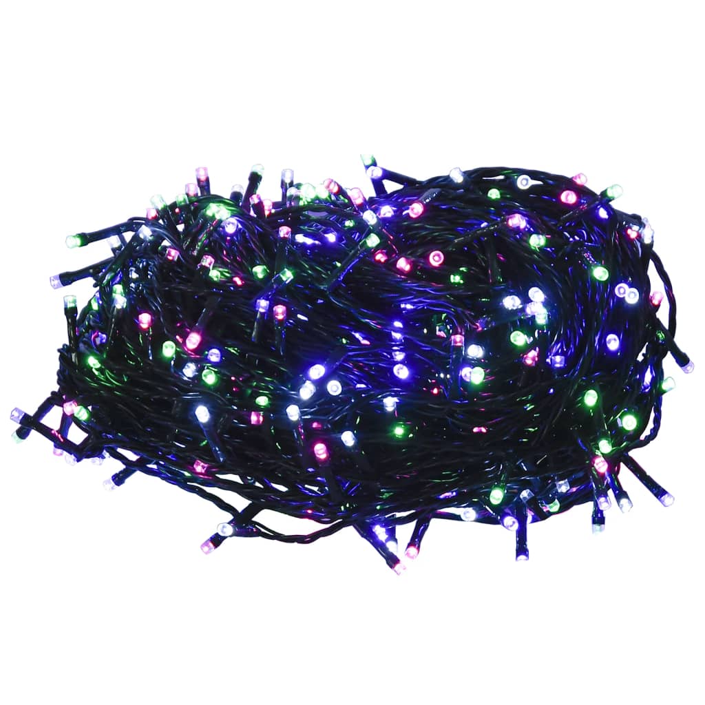 LED-Lichterkette mit 150 LEDs Pastell Mehrfarbig 15 m PVC