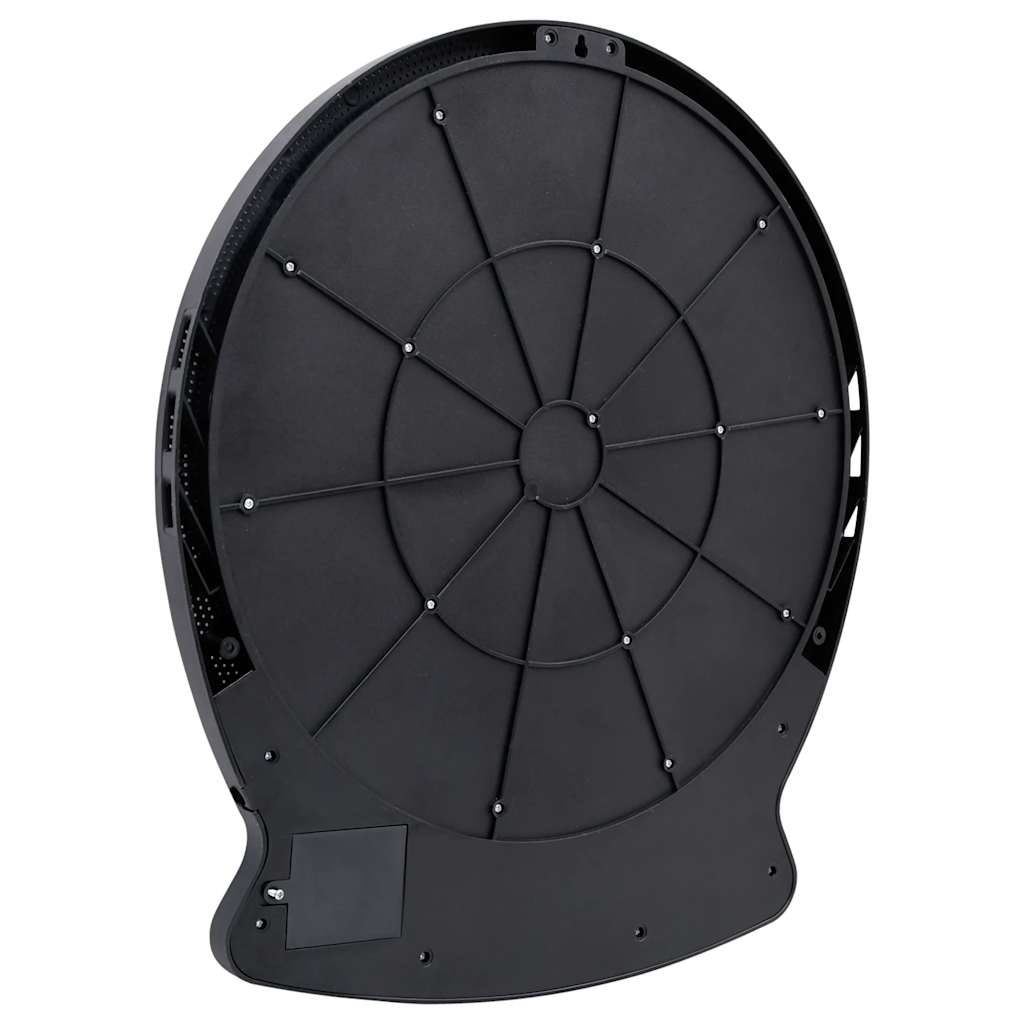 Electric Dartboard with Darts Black Polypropylene