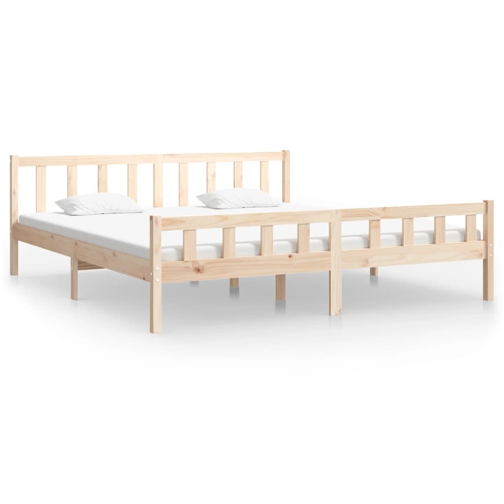 solid wood bed without mattress 160x200 cm