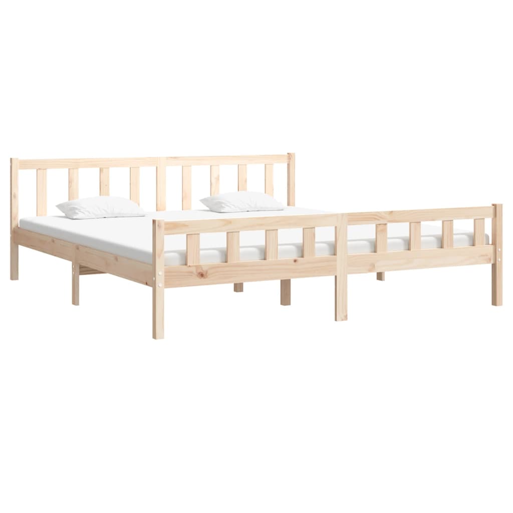 solid wood bed without mattress 160x200 cm