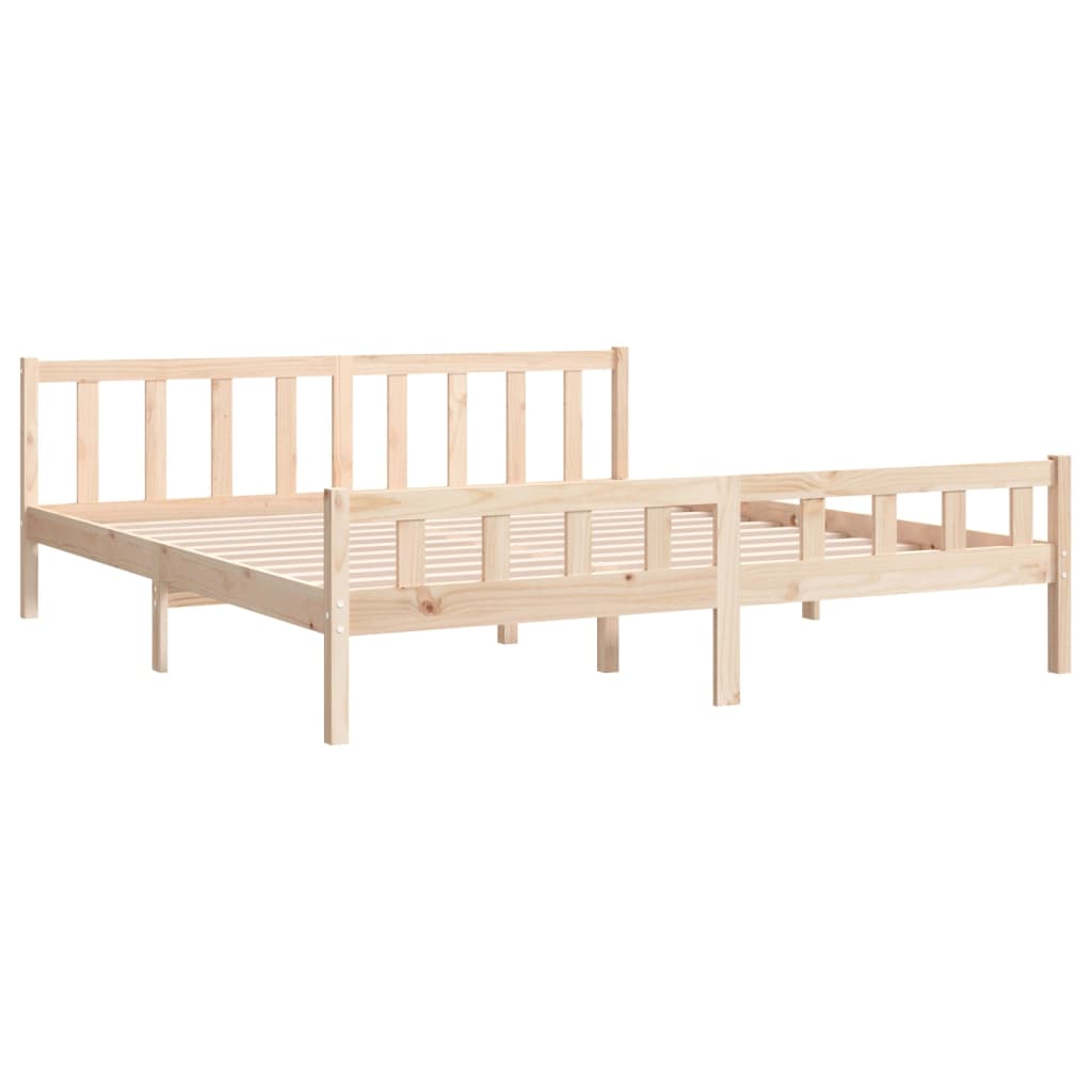 solid wood bed without mattress 160x200 cm