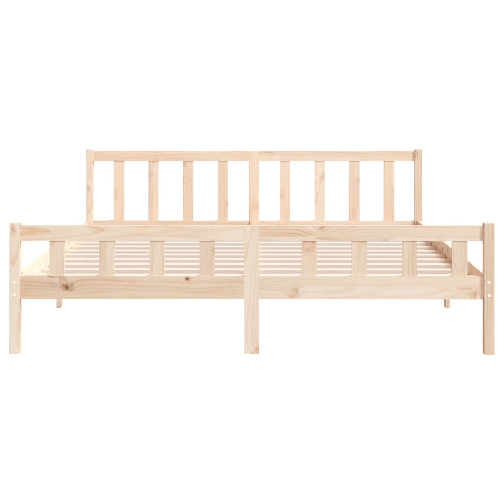 solid wood bed without mattress 160x200 cm