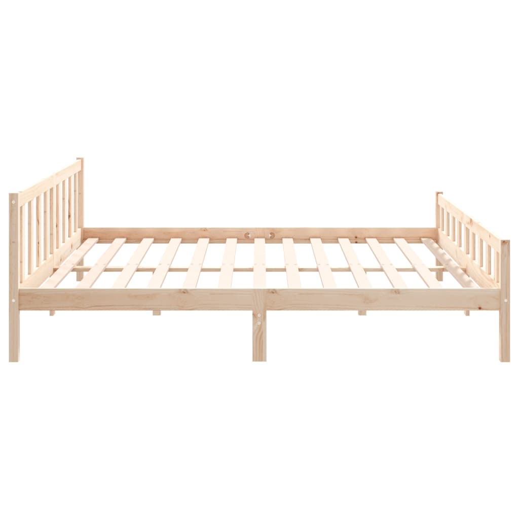 solid wood bed without mattress 160x200 cm