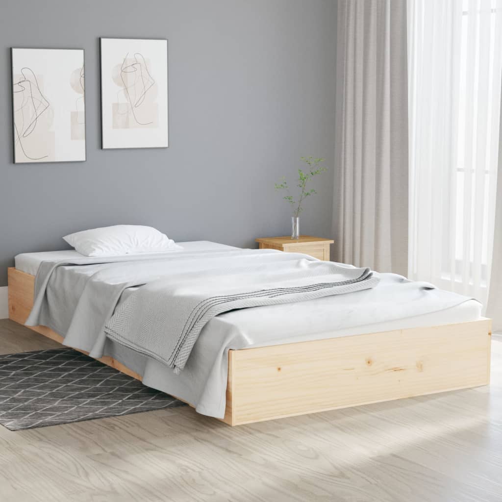 solid wood bed 100x200 cm