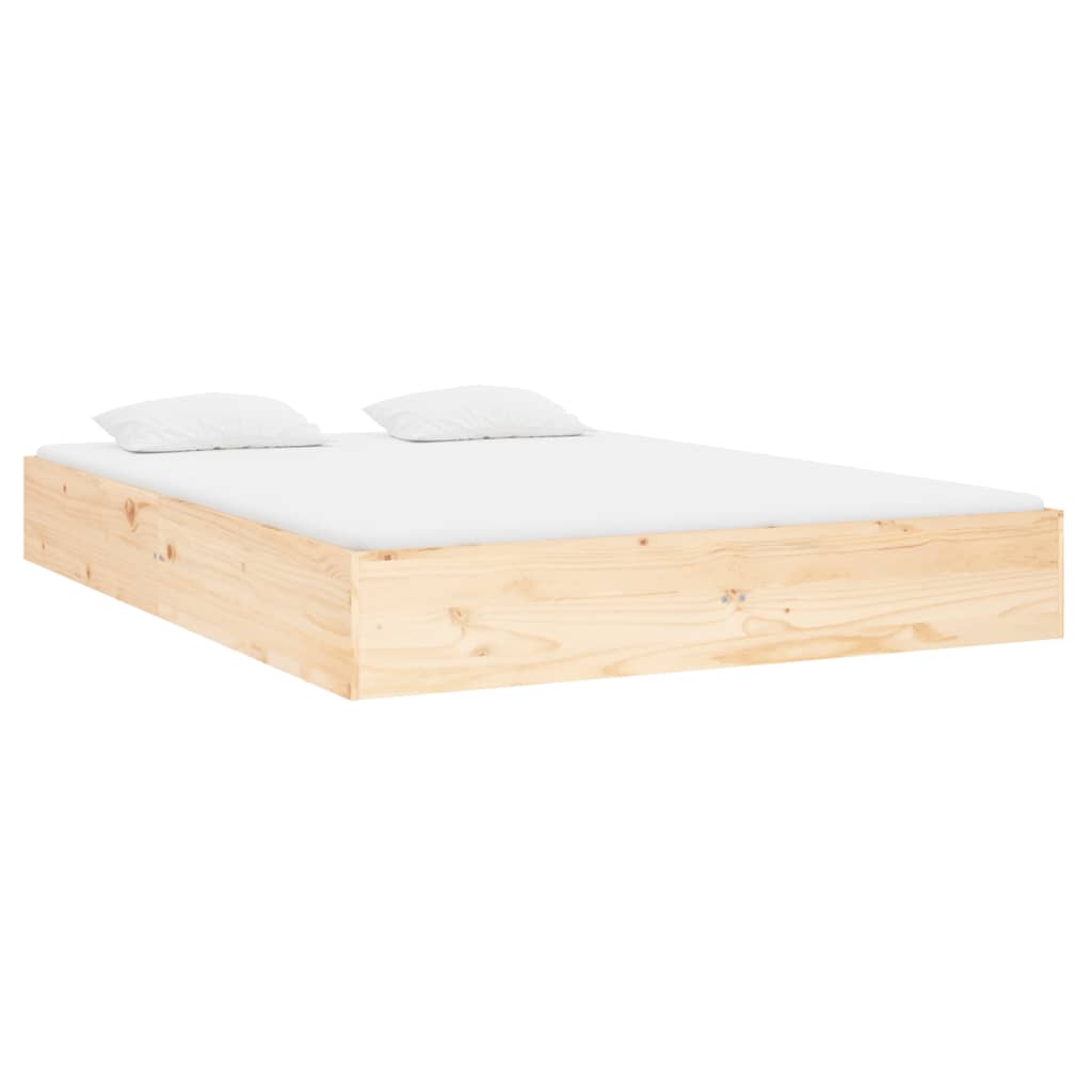 solid wood bed 135x190 cm