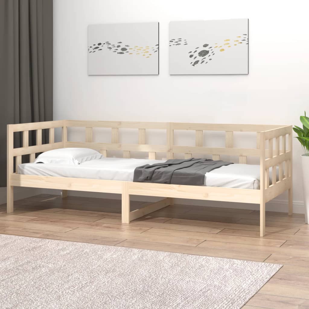 Daybed solid pine wood 90x200 cm