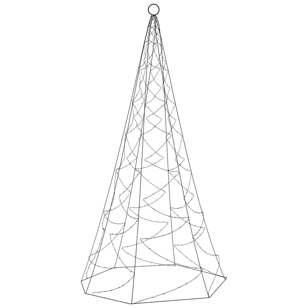 LED-Weihnachtsbaum Warmweiß 200 LEDs 180 cm