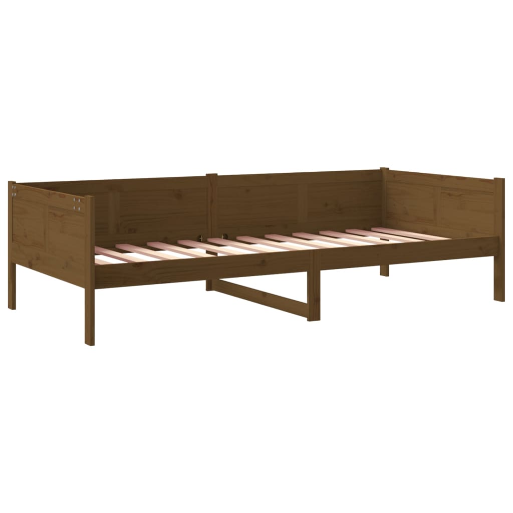 Daybed Honey Brown Solid Pine Wood 80x200 cm