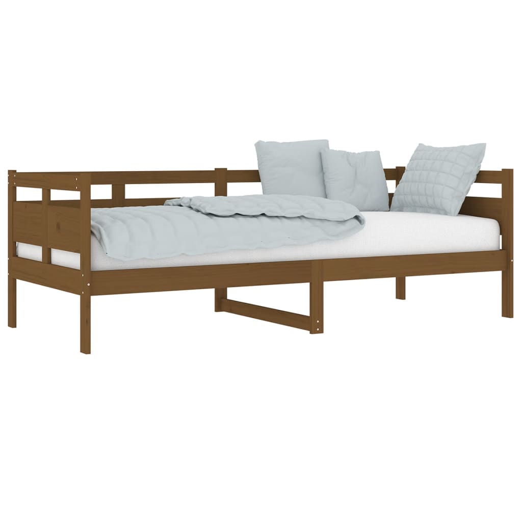 Daybed Honey Brown Solid Pine Wood 80x200 cm