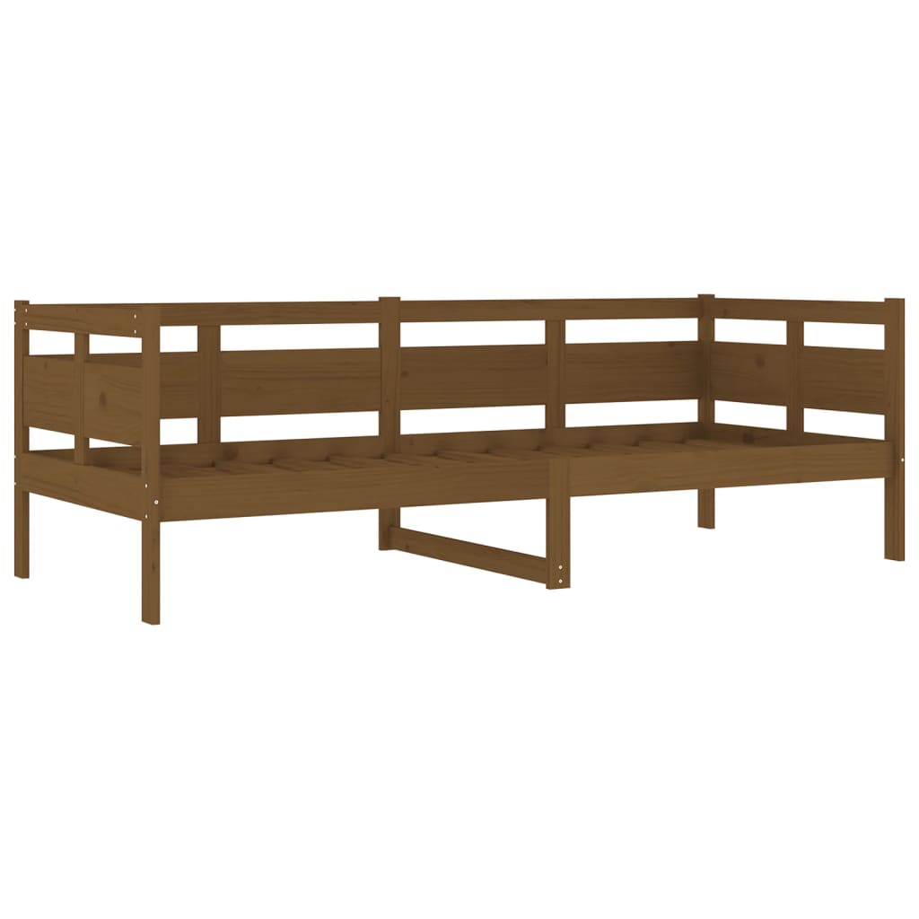 Daybed Honey Brown Solid Pine Wood 80x200 cm