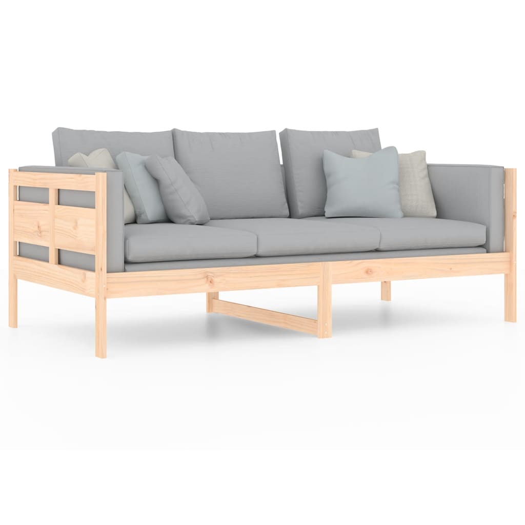 Daybed solid pine wood 90x190 cm