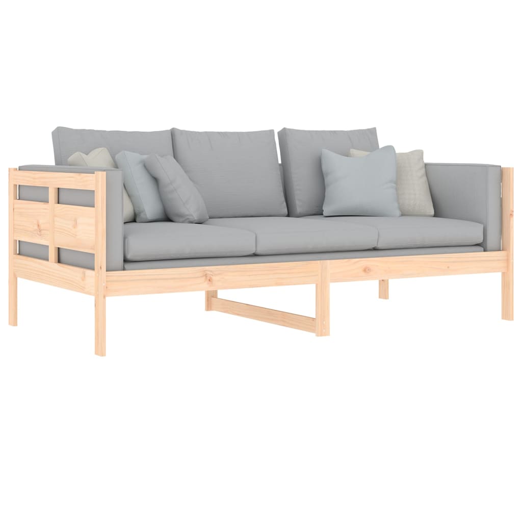 Daybed solid pine wood 90x190 cm