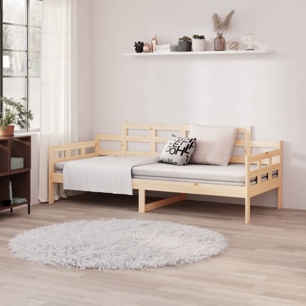 Daybed solid pine wood 90x200 cm