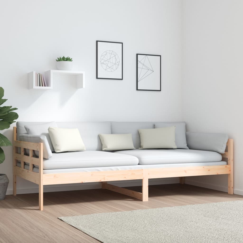 Daybed solid pine wood 90x200 cm