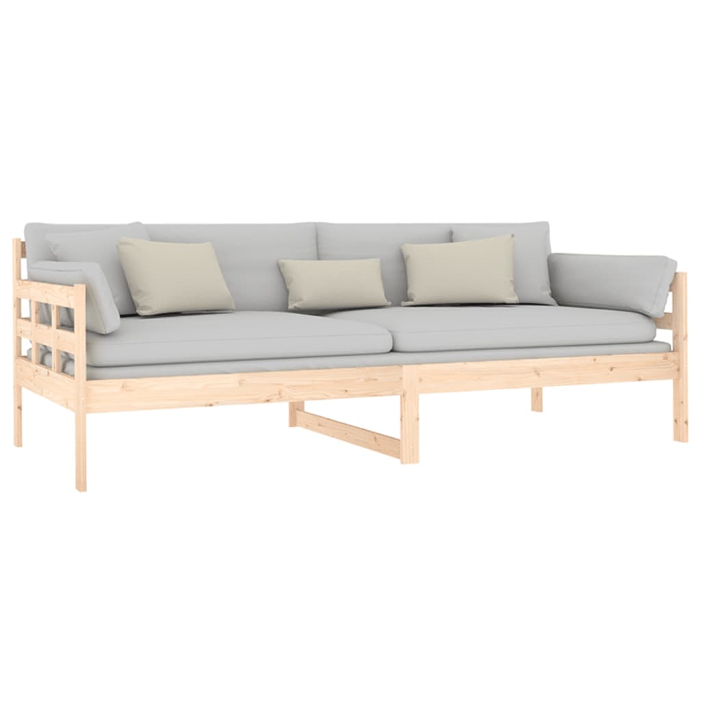 Daybed solid pine wood 90x200 cm