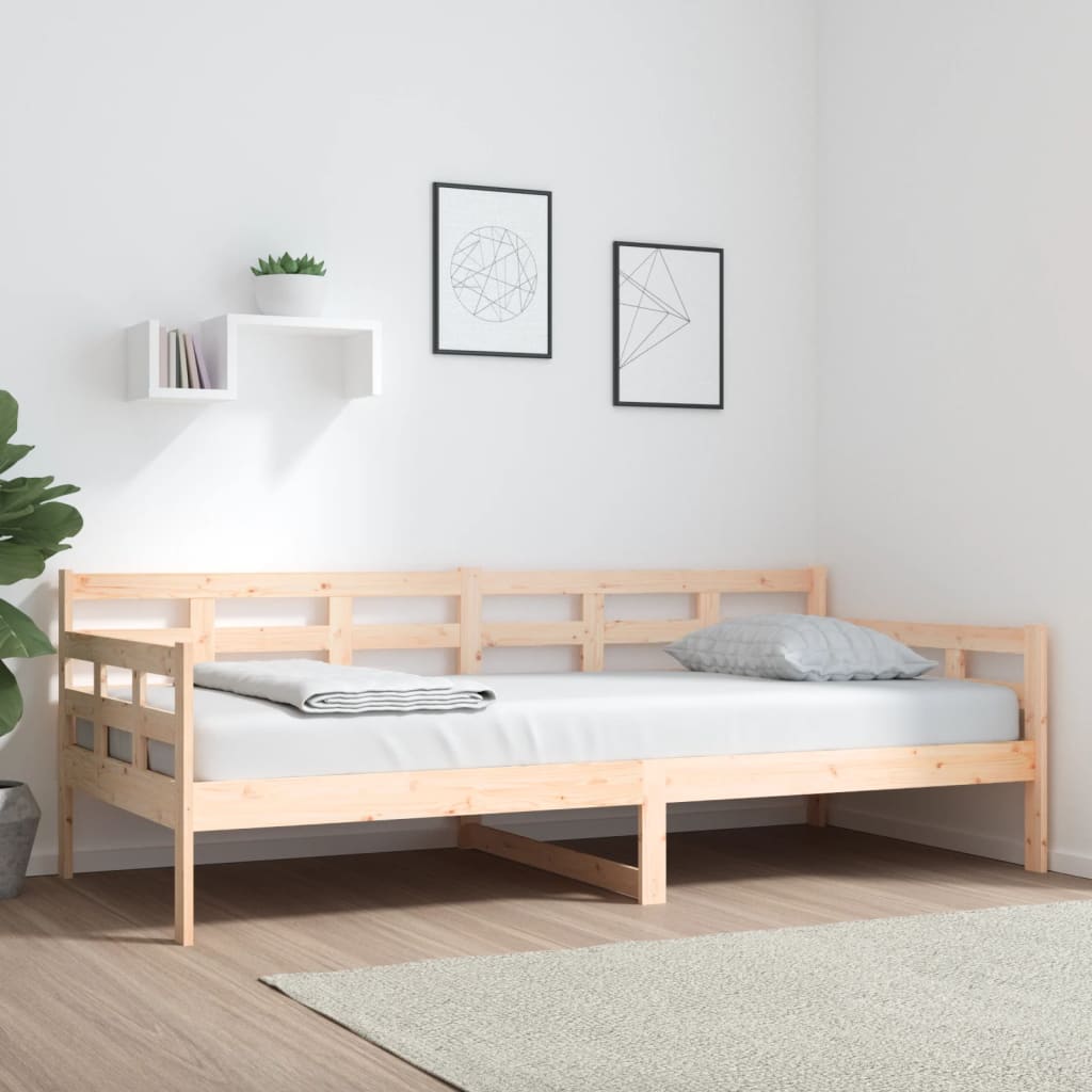 Daybed solid pine wood 90x200 cm