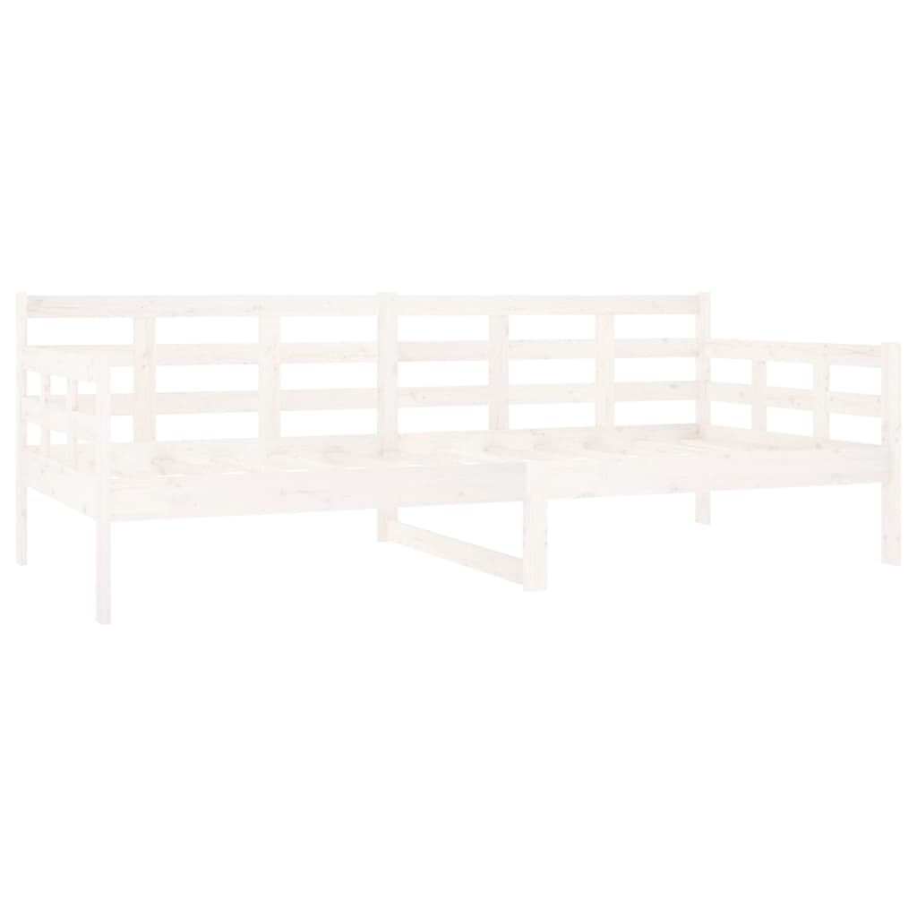 Daybed White Solid Pine 90x200 cm