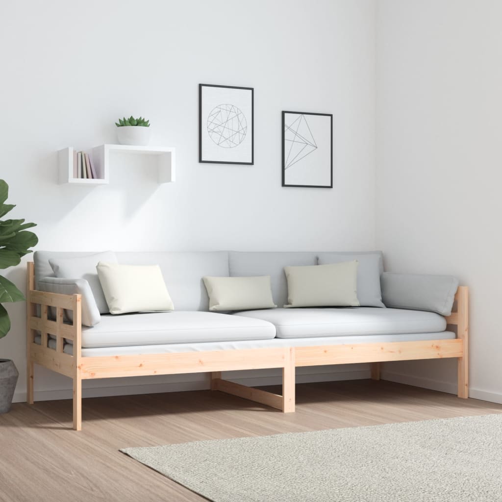 Daybed solid pine wood 80x200 cm