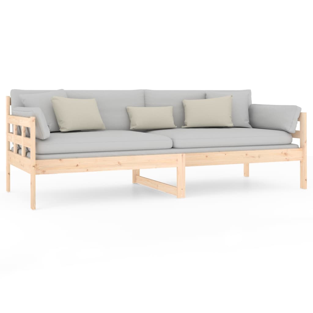 Daybed solid pine wood 80x200 cm