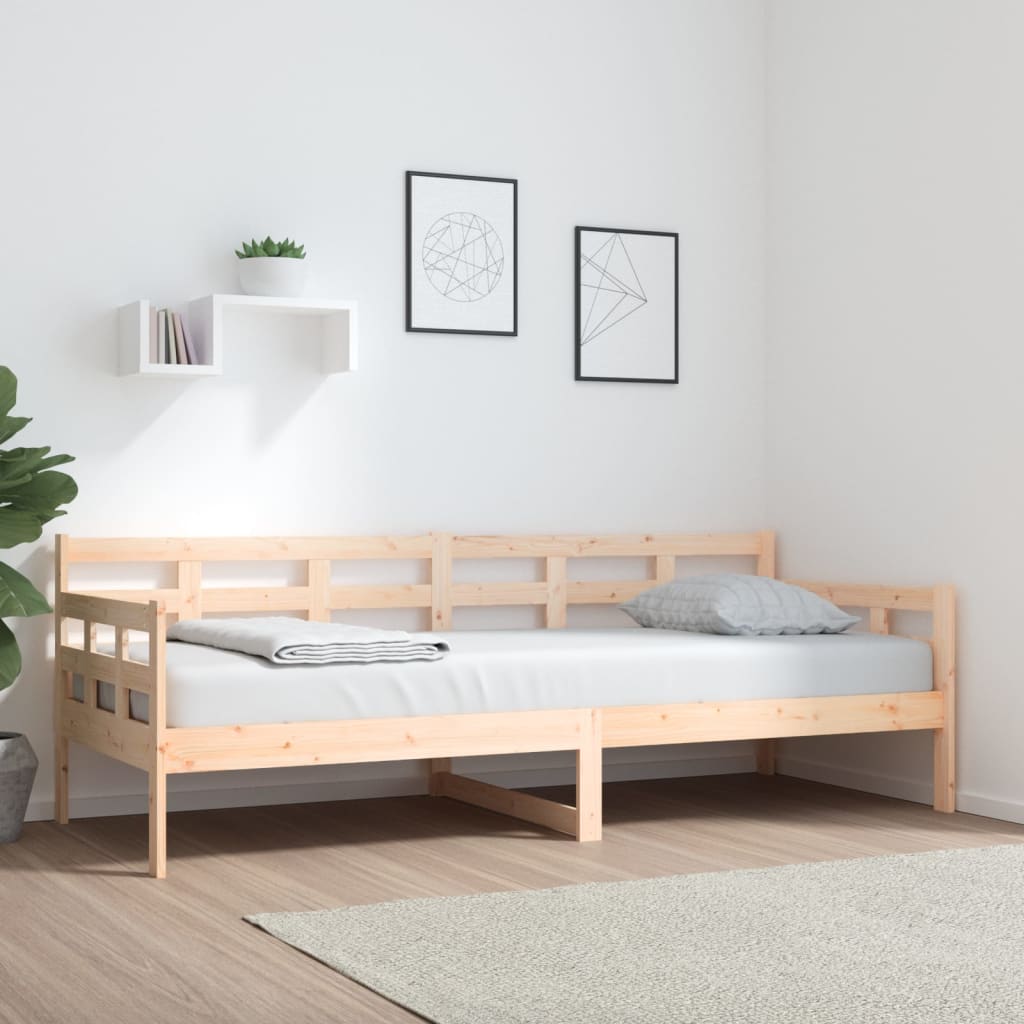 Daybed solid pine wood 80x200 cm