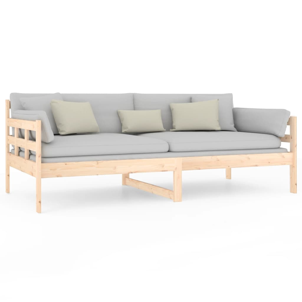 Daybed solid pine wood 90x190 cm