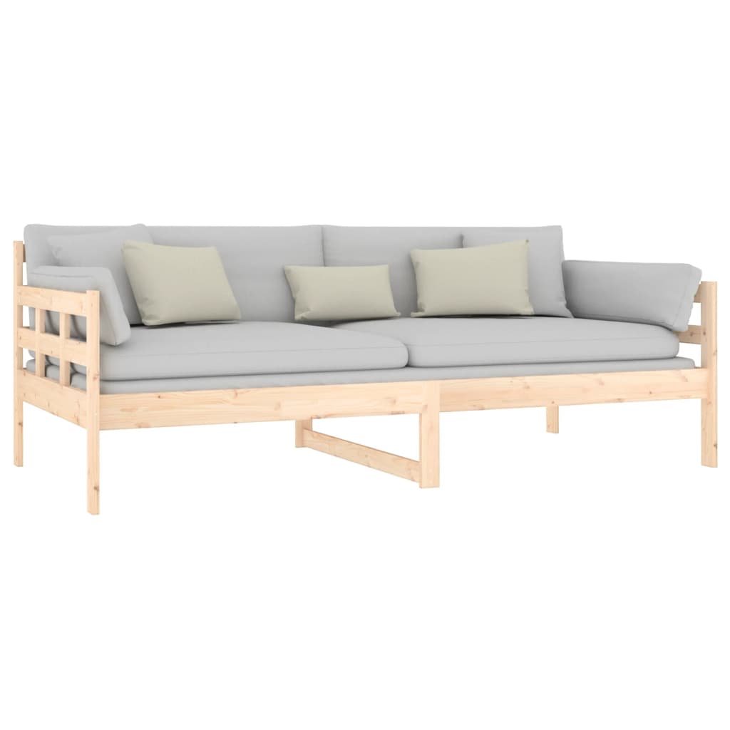 Daybed solid pine wood 90x190 cm