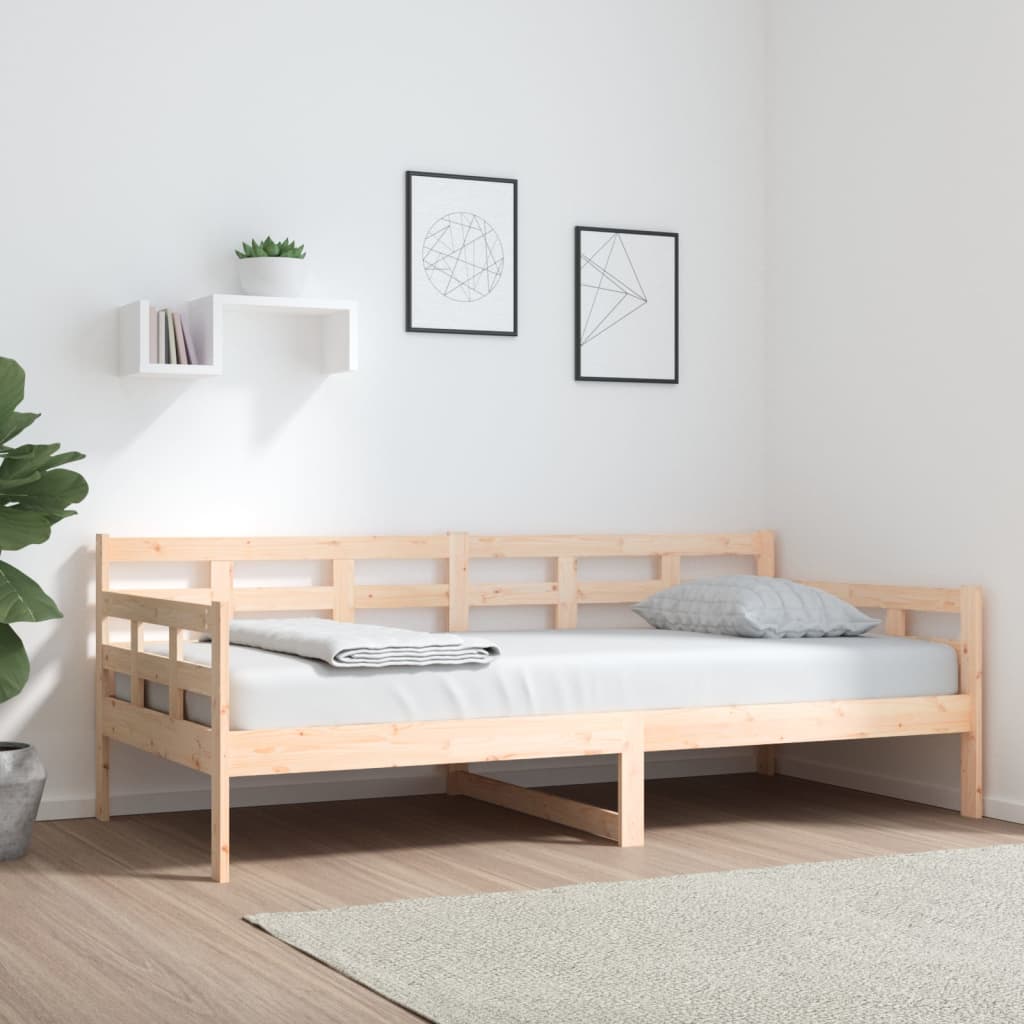 Daybed solid pine wood 90x190 cm